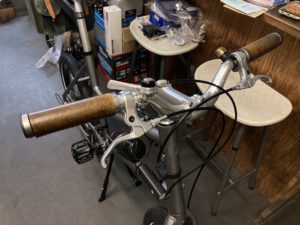 レザーグリップの優しい握り心地